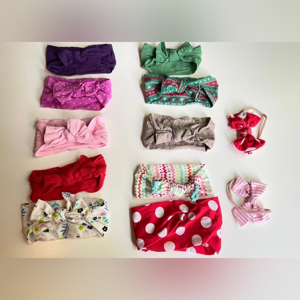 Baby Bling Bundle Hair Bows Hairband Headband Baby Girl Toddler